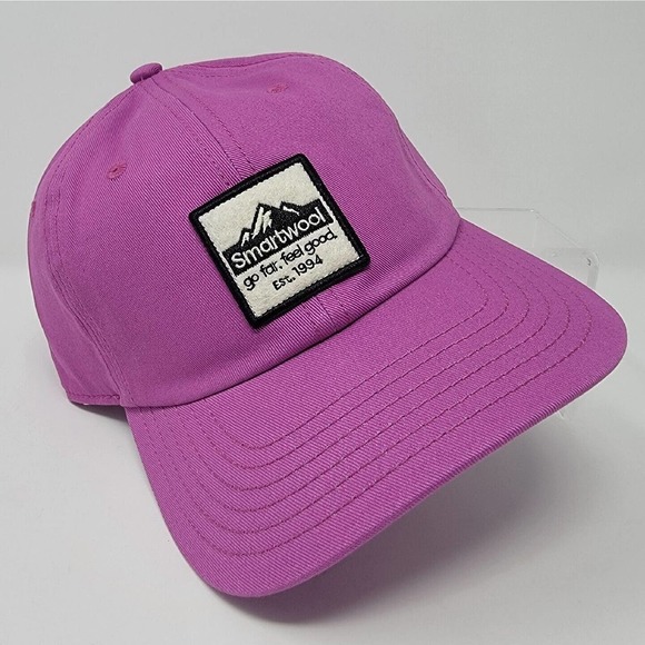 Smartwool Accessories - Smartwool Logo Ball Cap Festive Fuchsia Pink Cotton Adjustable New